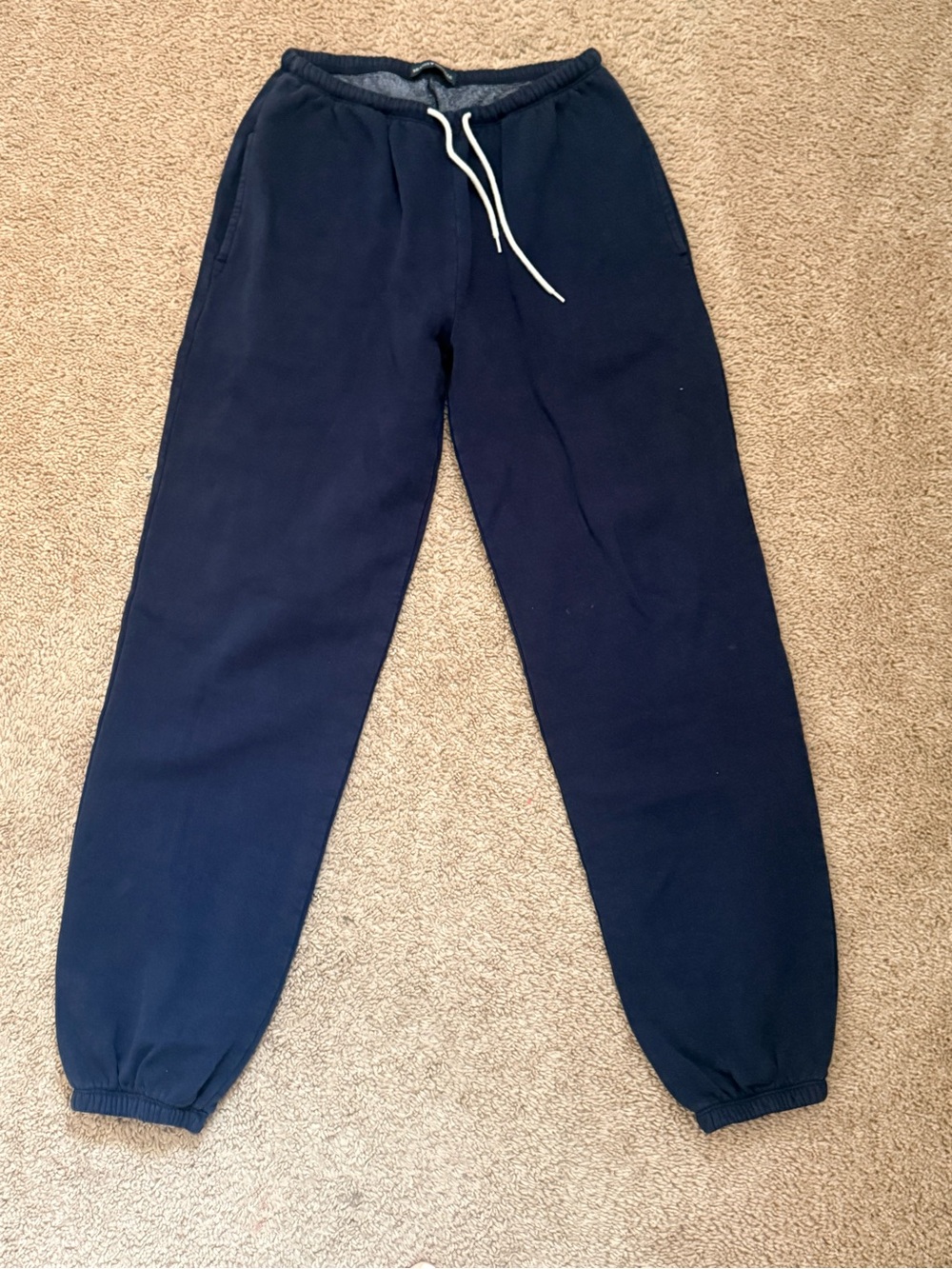 BRANDI MELVILLE Navy Blue Drawstring Sweatpants